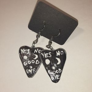 Handmade Ouija Planchette earrings